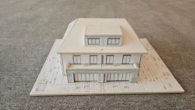 Modell der Aussenansicht des Hauses ! - Riesiges Baugrundstück in ruhiger Lage in Norderstedt Garstedt zu verkaufen!!!