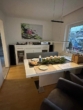 Essplatz Wohnzimmer - Schöne gepflegte und moderne 2 Zi. Doppelhaushälfte mit großem Grundstück zu vermieten !!