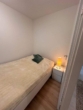 Schlafzimmer - Schicke möblierte 1,5 Zi. Erdgeschoss Wohnung mit Terrasse in Norderstedt - Harksheide zu vermieten !!!