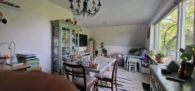 Wohnzimmer 1 - Tolle 3 Zimmer DG - Wohnung mit Balkon im 2 Fam.Haus in Norderstedt-Glashütte zu vermieten !!